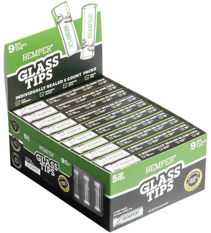 Glass tips blister 9mm Hemper